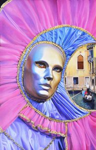 3 El sol e la luna a Venesia - 50x33 LUMINOSA